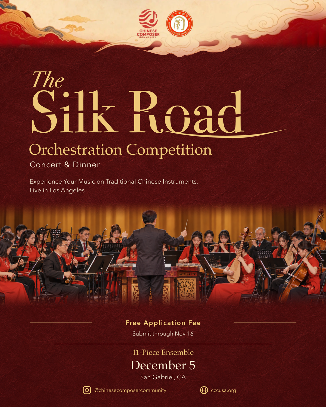 The Silk Road Orchestration Competition main poster
